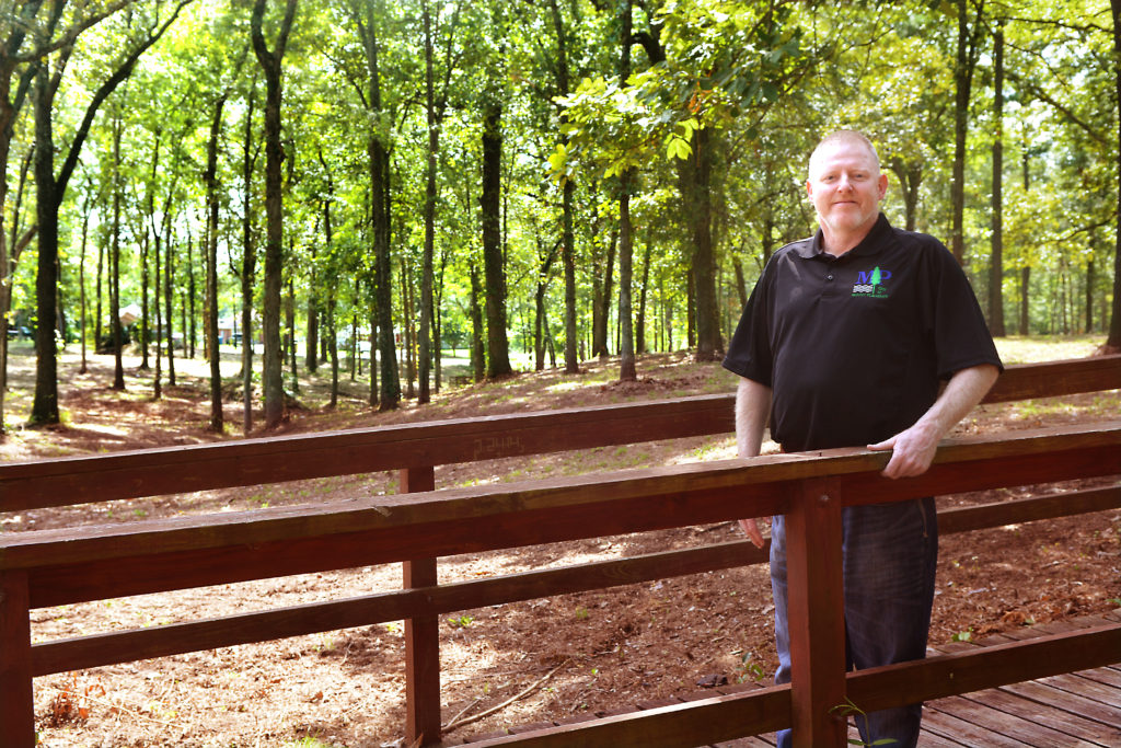 Parks Director Ricky Harris, Jurney Park