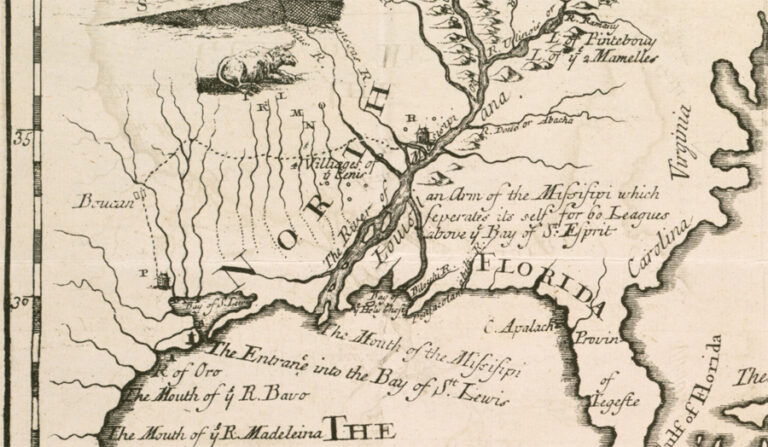 De La Salle in the years 1681and 1686 map - East Texas Journal