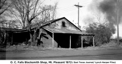 O. C. Falls Blacksmith Shop 1972