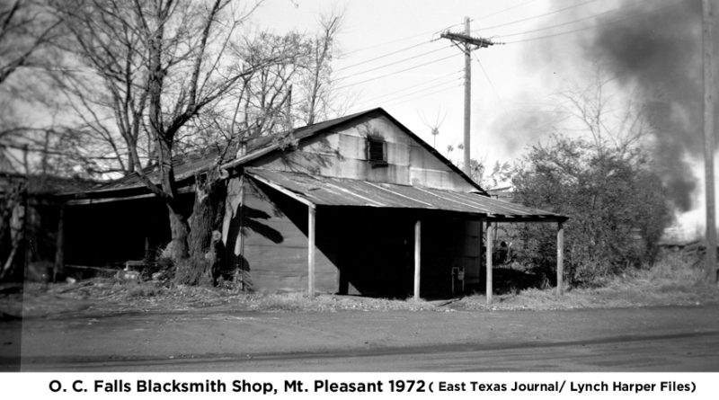 O. C. Falls Blacksmith Shop 1972