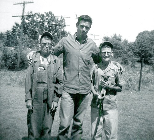 Olds, Sam with father and uncle 1970s