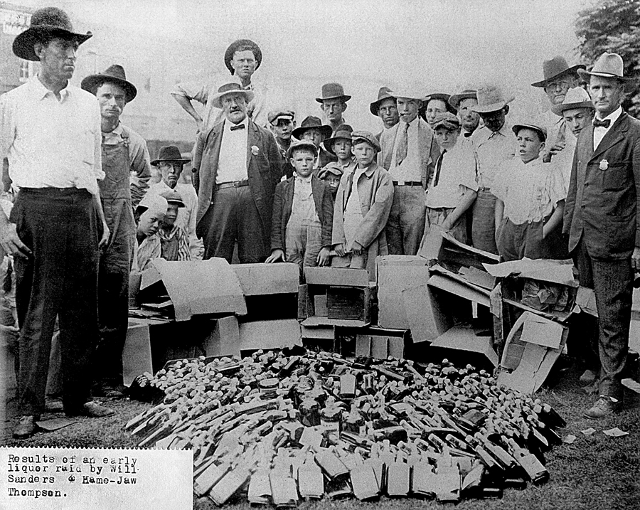 Early Titus County liquor raid