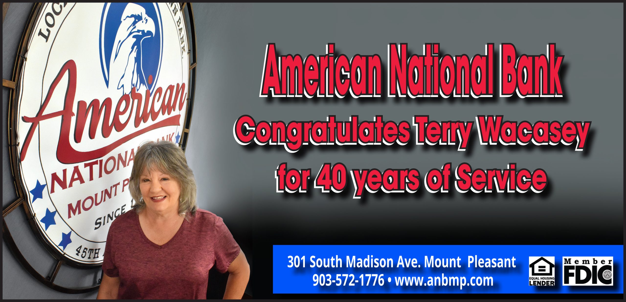 American National Bank Advertisement