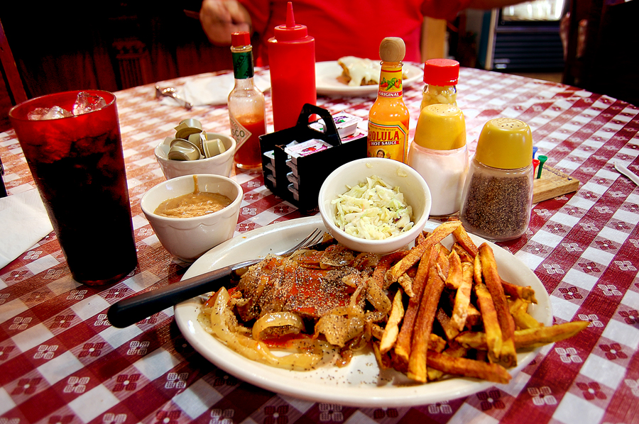 Big Earl's lunch plate