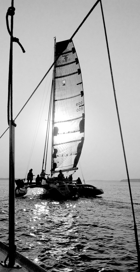 sailboat at Longview Yacht Club