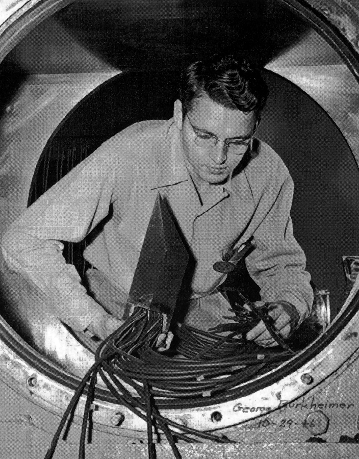 George Burkheimer At secret Cold War military lab