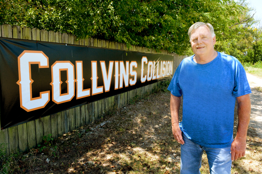 Mark Biship at Collvins Collision