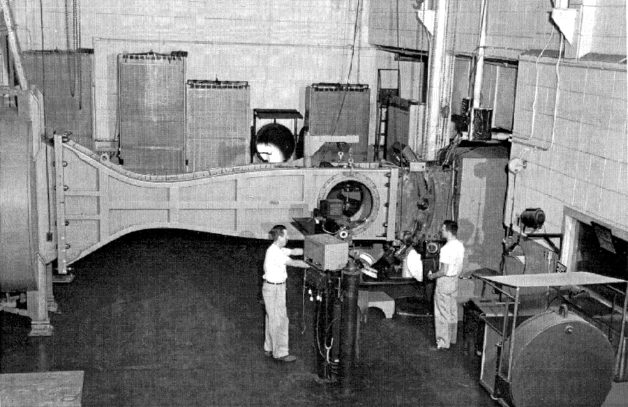 Supersonic wind tunnel at secret Cold War military lab