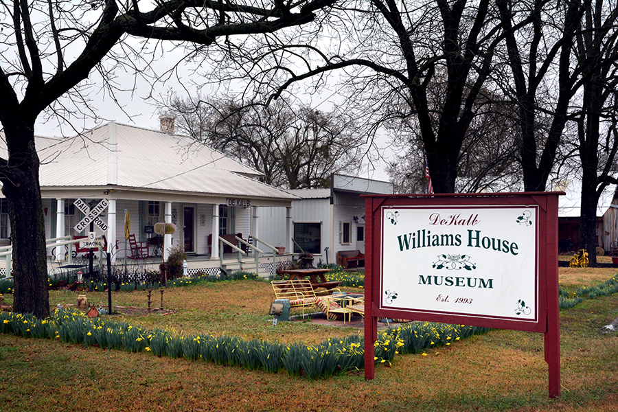 Williams House Museum in DeKalb Texas
