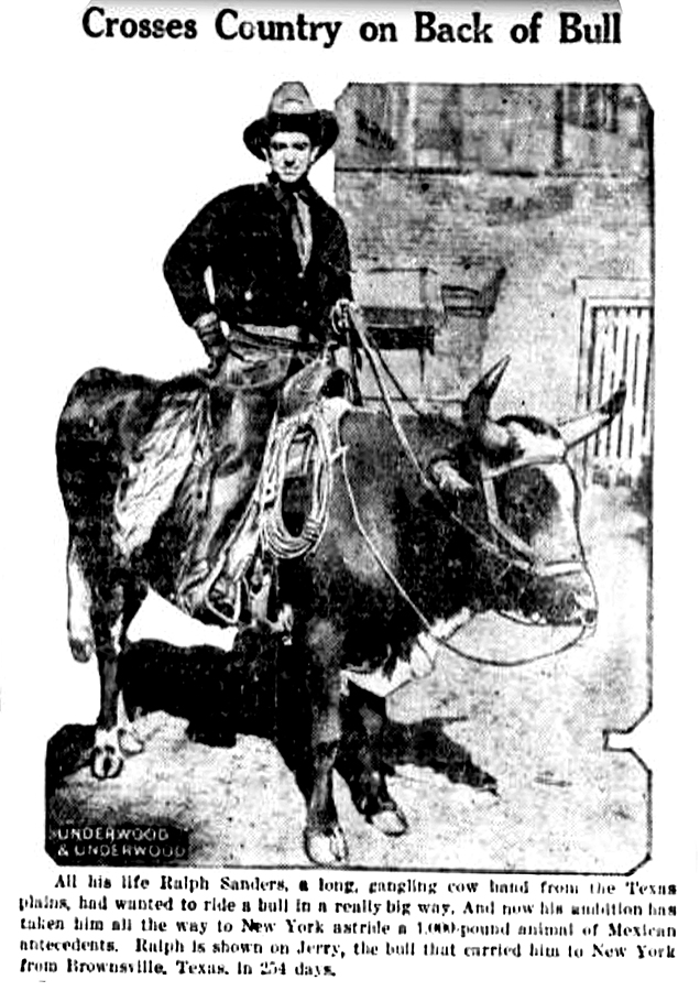 Ralph Sanders 2-21-1931