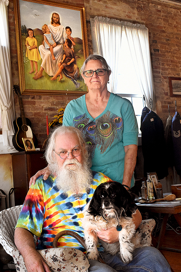 Jesus, Brenda, Charlie Jack and Charlie the dog