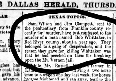 Mt. Vernon, Texas Jail break sparks shoot out