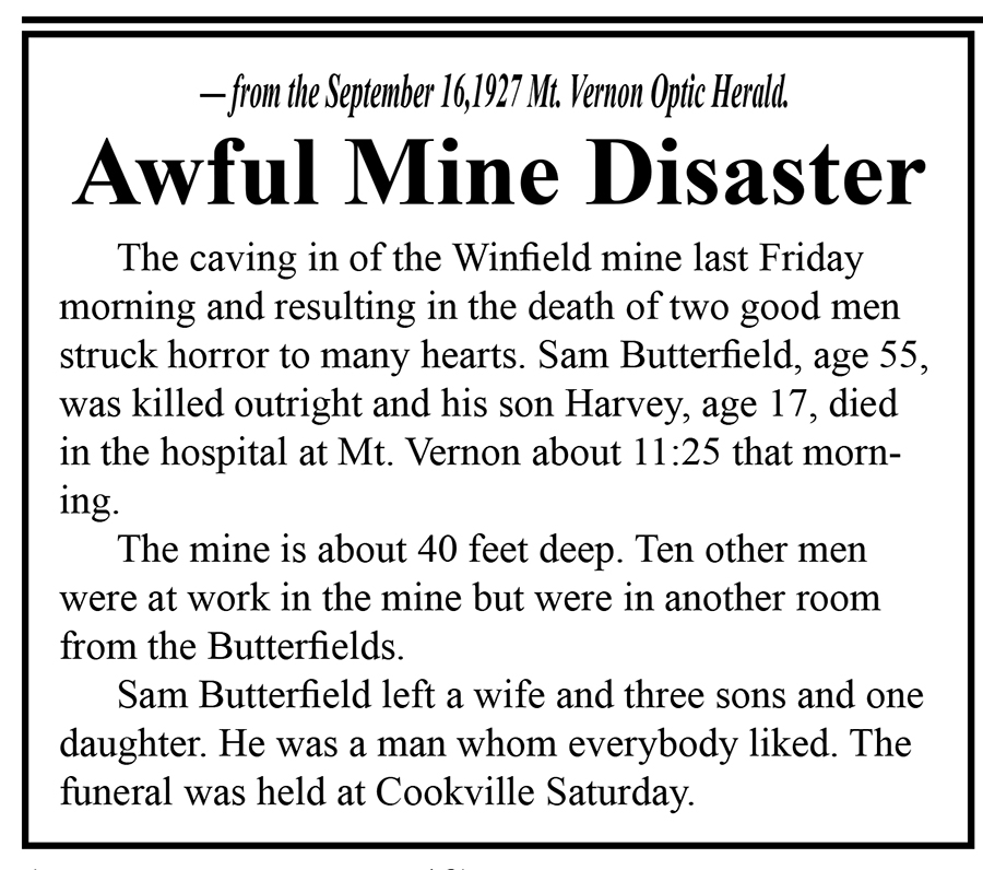 Awful Mine Disaster