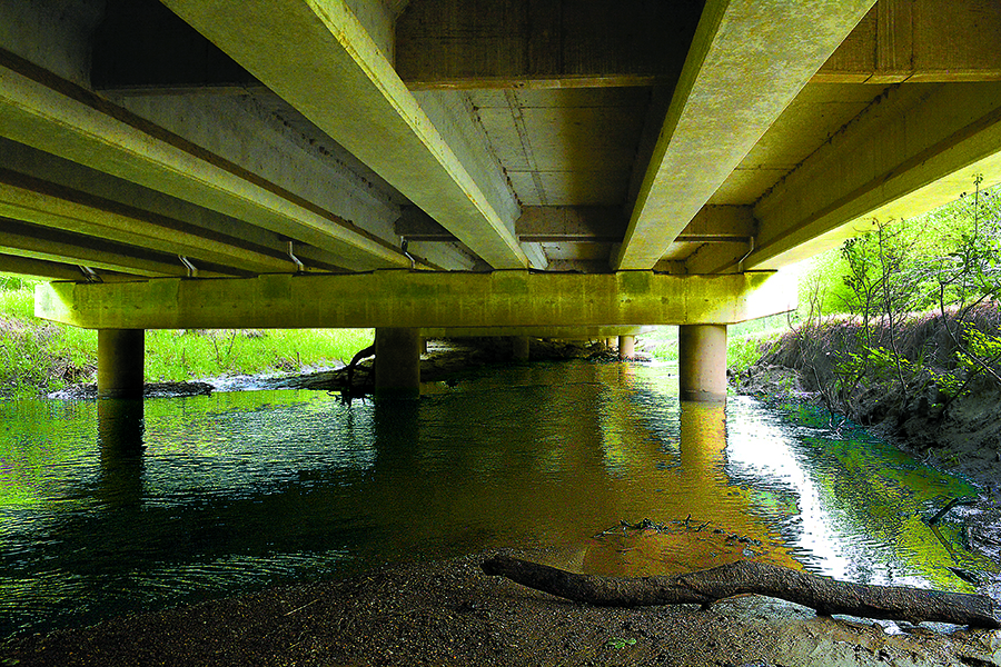 Sulphur River at Red River County Line